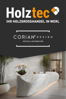 Holztec GmbH, CORIAN DESIGN® OFFICIAL DISTRIBUTOR