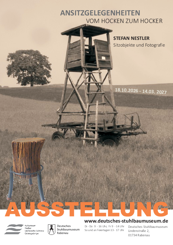 Plakat Ansitzgelegenheiten