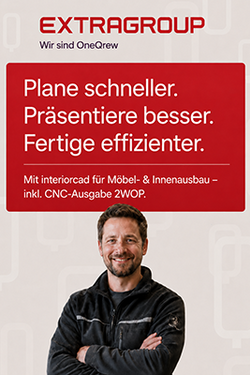 Der Banner der extragroup GmbH, Münster