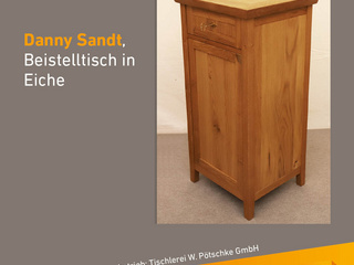 Die Gute Form 2025: Denny Sandt, Beistelltisch in Eiche 