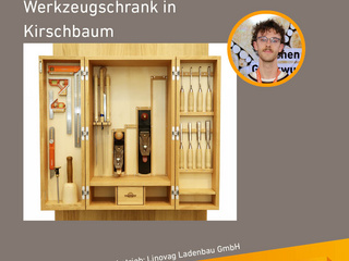Die Gute Form 2025: Niklas Lüdecke, Werkzeugschrank in Kirschbaum