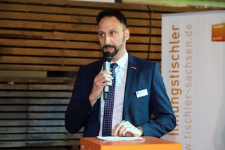 Der Sächsische Meisterpreis im Tischlerhandwerk 2025: Grußwort des Hauptabteilungsleiters Berufsbildung der Handwerkskammer Dresden, Stefan Krug