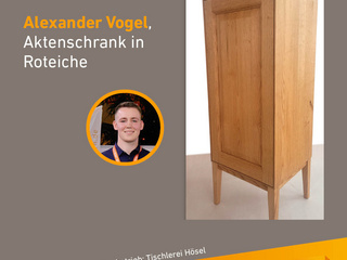 Die Gute Form 2025: Alexander Vogel, Aktenschrank in Roteiche 